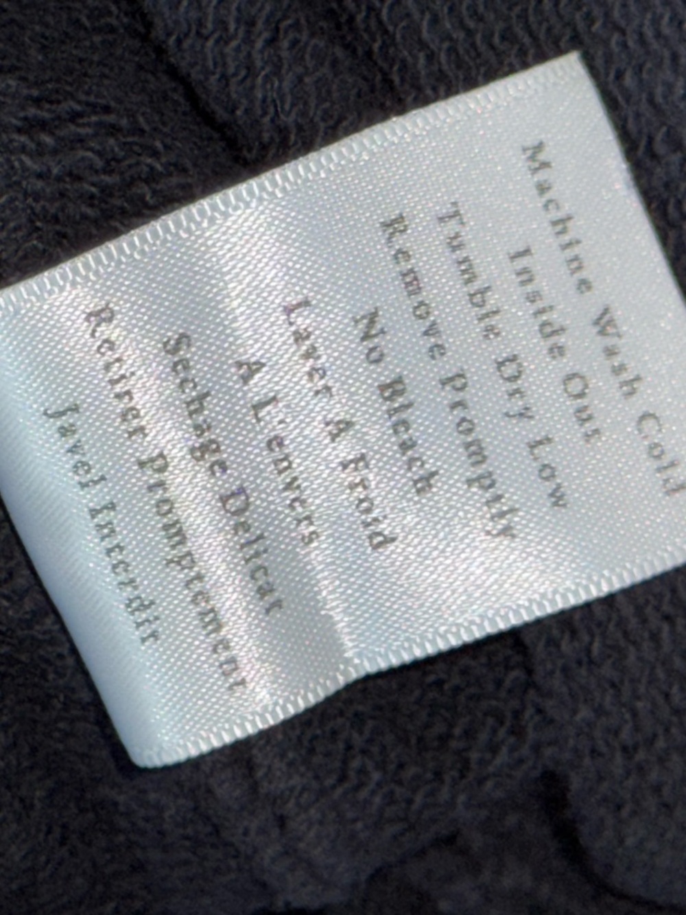Frank & Eileen French Terry Navy Mockneck Crewneck - Picture 10 of 10